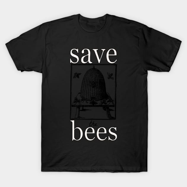 Save the Bees Vintage Hive T-Shirt by ellanely